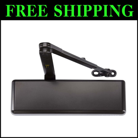 Surface-Mounted Heavy Duty Door Closer for Commercial Use - Easy Install, Bronze