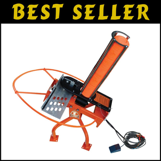 50-Clay Capacity Electronic Thrower - 55+ Yard Range with Remote Compatibility