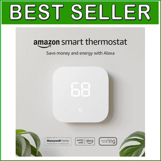 Amazon Smart Thermostat - Energy-Saving Control with Alexa & Temperature Sensors