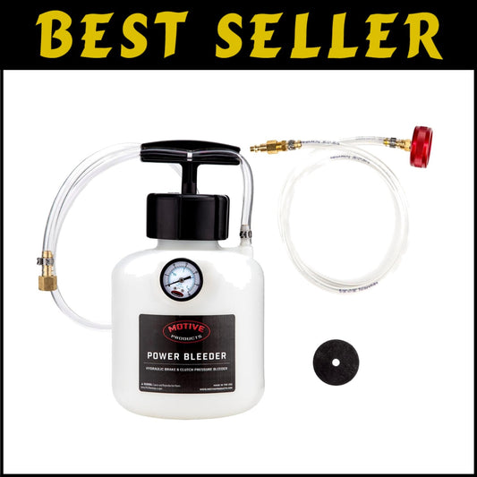 2-Quart European Power Bleeder Kit with 45mm Adapter for Efficient Brake Service