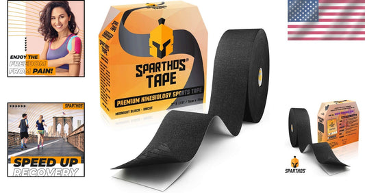 Hypoallergenic Kinesiology Tape Roll - 115ft for Fast Recovery & Performance