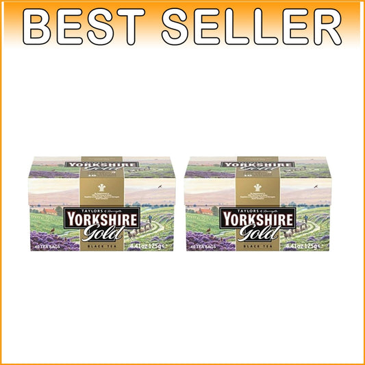 Yorkshire Gold RICH Black Tea Bags - 400 Total - Perfectly Brewed Delight
