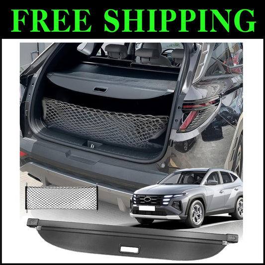 Retractable Trunk Organizer for 2023-2025 Hyundai Tucson - Easy Tool-Free Setup