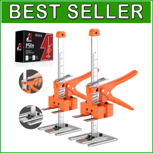 15-Inch Furniture Lifter Jacks - 2 Pack, 440LBS Adjustable Construction Tool