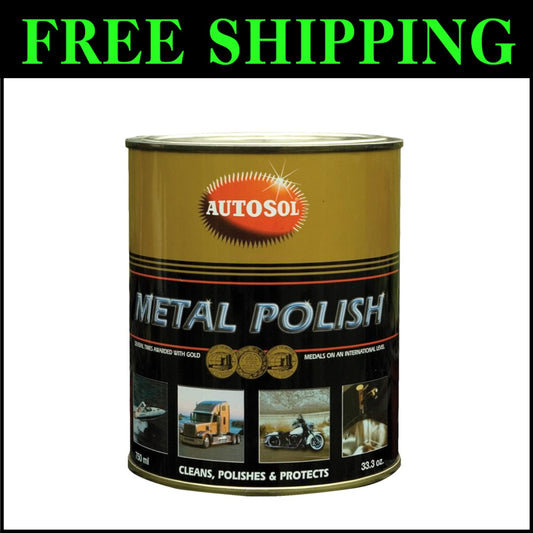 750ml Professional Grade Metal Polish - Effective on Cars, Boats & Home Items
