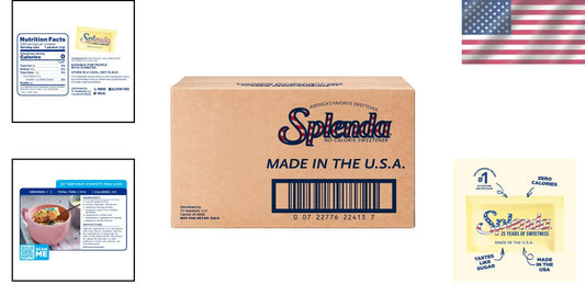 Bulk Zero Calorie Sweetener - 2000 Individual Packets for Healthy Living