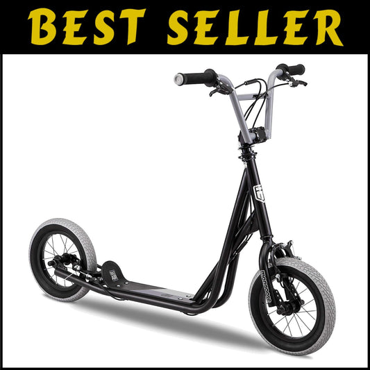 Trace Air Kids Scooter with Wide Foot Deck and Pneumatic Tires - Safe & Fun