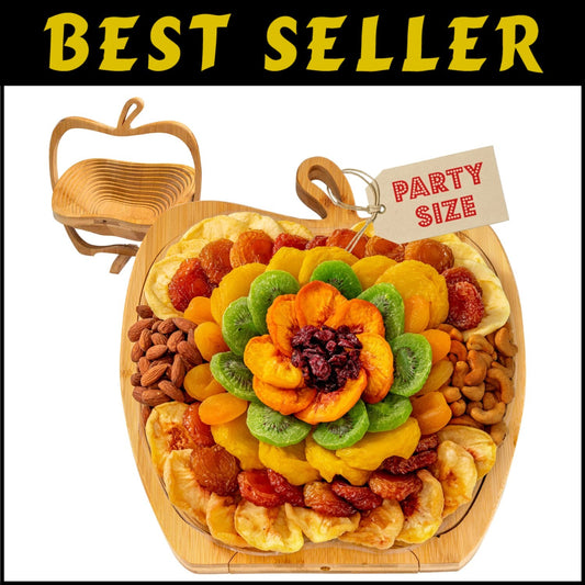 Certified Kosher Dried Fruit & Nut Gift Basket - Great for Every Occasion