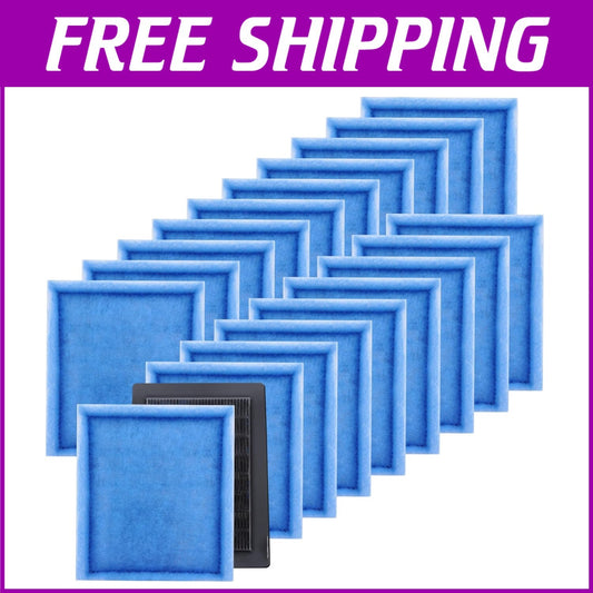Easy Replace 20-Pack Aquarium Filters - Fits 20-60 Gallon Tanks, 2-4 Weeks Use