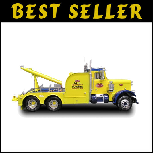 Peterbilt 359 Wrecker Model Kit - 1/25 Scale Buildable Tow Truck for All Ages