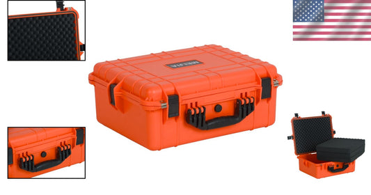 Compact IP67 Waterproof Hard Case with Foam for Camera & Drone - 20.62x16.85 in