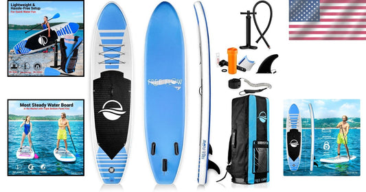 Lightweight 126'' Paddle Board with Complete SUP Accessories - 350 lbs Capacity