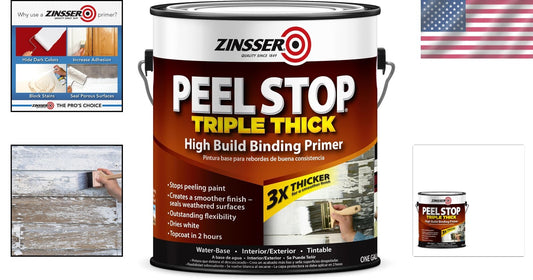 Peel Stop Triple Thick Primer - Clear Binding Formula for All Surfaces, 1 Gallon
