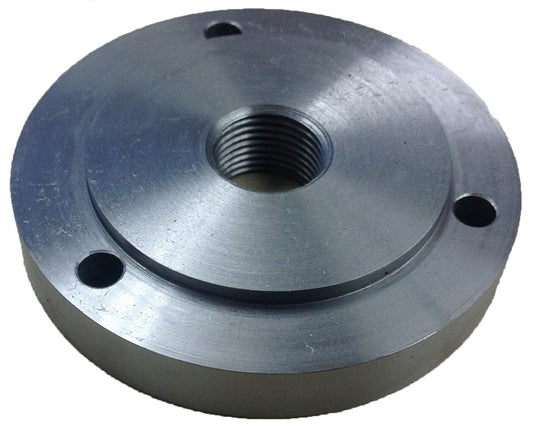 4" 1-10 Threaded Backplate 3-Jaw Chuck - Ideal for Reliable Lathe Performance