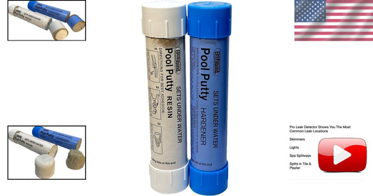 DIY Pool & Spa Leak Repair Kit - Professional-Grade 14oz Epoxy Putty + Guide