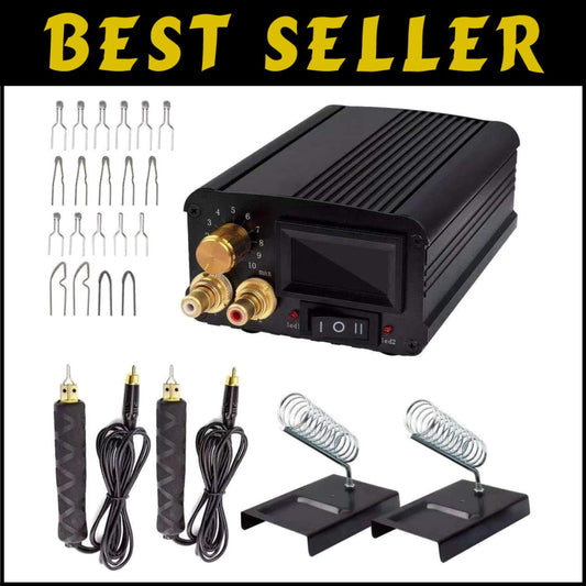 Adjustable Temperature Wood Burning Kit with Dual Pens & Accessories for Artists
