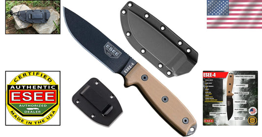 Durable Full Tang Survival Knife with Molded Sheath for Outdoor Adventures
