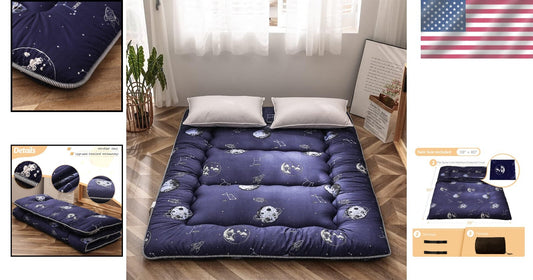 Cozy Twin Size Floor Mattress with Polyester Cover - Perfect for Play and Sleep