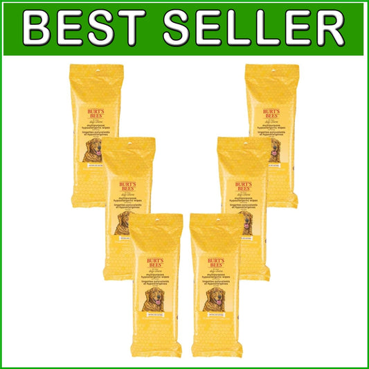Eco-Friendly Grooming Wipes for Dogs - Hypoallergenic & Made in the USA - 6 Pack