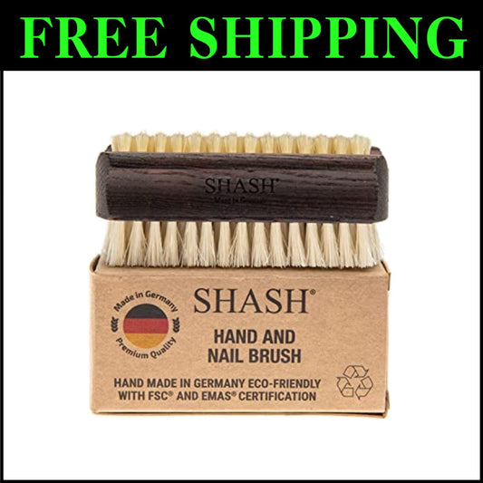 Elegant Handmade Nail & Hand Brush - Natural Bristle Craftsmanship from Germany