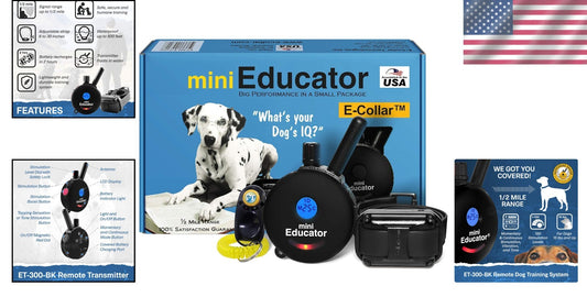 Comprehensive Dog Training System - Waterproof, Rechargeable, Includes Clicker