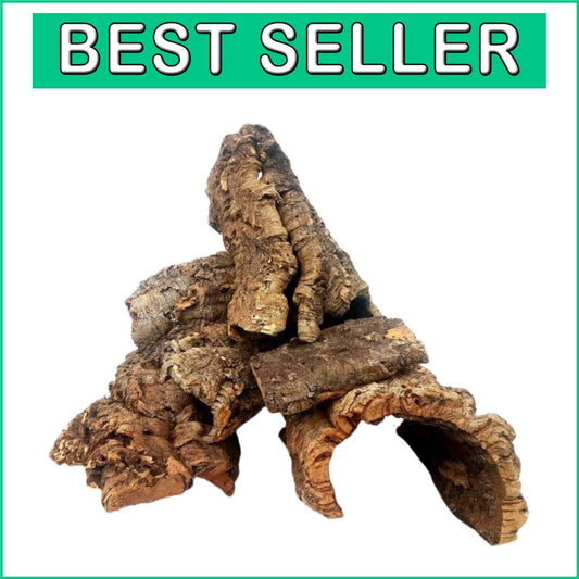 1lb Virgin Cork Bark - Perfect for Reptile Habitats, Terrariums & Displays