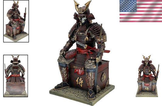 Eco-Friendly Resin Samurai Undead Warrior Figurine - Perfect Gift for Collectors