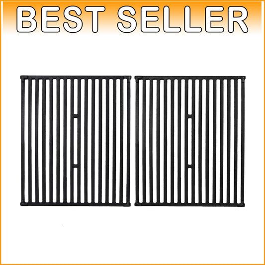 Broil King-Compatible 15" Cast Iron Grill Grates – 2 PCS for Superior Cooking