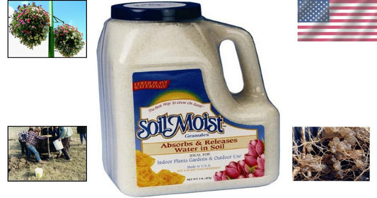 Indoor & Outdoor Plant Care Solution - 3 lb Granules Reduce Watering by 50%