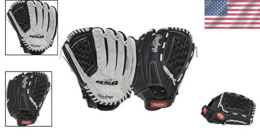 Durable Basket Web Glove for Adult Slowpitch Softball - Right Hand Throw Design