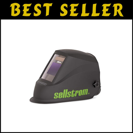 Auto-Darkening Welding Helmet with Blue Lens - Weld and Grind Modes Included