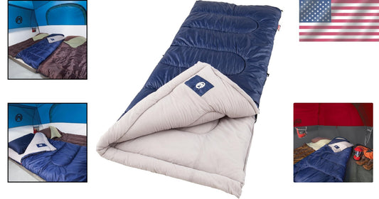 20°F Rated Adult Sleeping Bag - Thermolock Draft Tube & Fiberlock Insulation