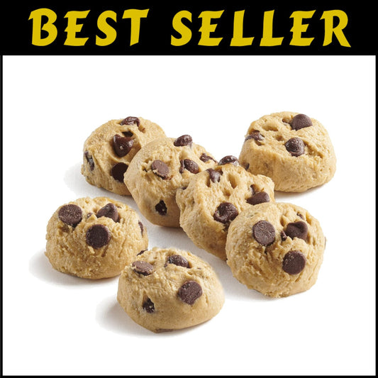 Time-Saving 64 Count Gluten-Free Chocolate Chip Cookie Dough Bites for Snacking