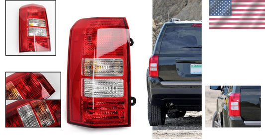 Premium Quality Left Taillight for Jeep Patriot (2008-2017) - 12V Brake Light