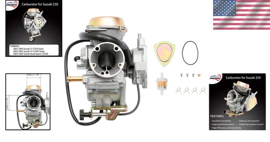 Efficient 28mm/48mm Carburetor for Suzuki Ozark 250F and Quad Sport Performance