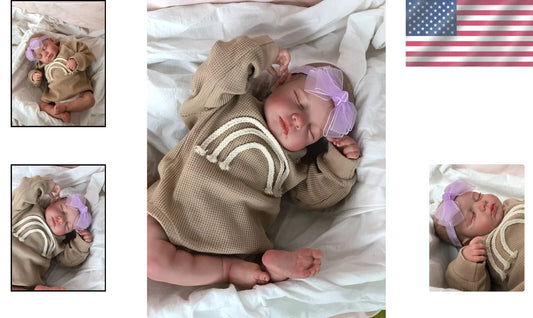 Weighted Silicone Reborn Toddler Doll - Complete Set with Outfit & Accessories