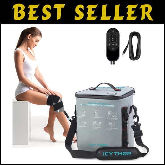Ergonomic Ice Machine for Knee & Ankle Pain Relief with Programmable Features