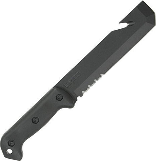 Durable 7" Becker Tac Tool - 1095 Steel Hunting Knife with Glass-Filled Sheath