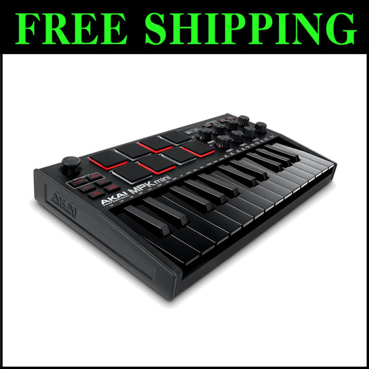 MPK Mini MK3 USB MIDI Controller - 25 Keys, Joystick, and Sound Library Access