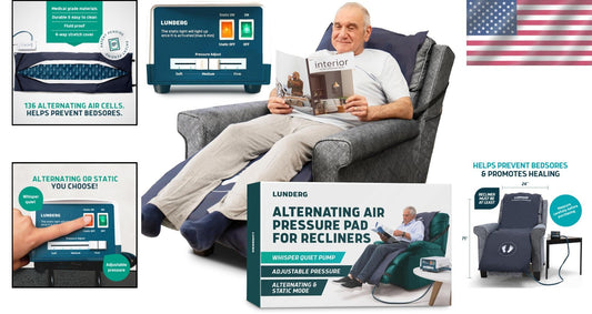 Bed Sore Prevention Cushion for Recliners - Supports Up to 300 lbs Comfortably