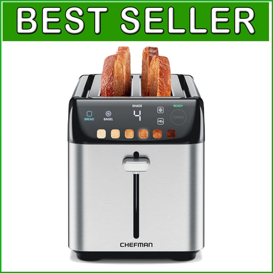 Advanced 4 Slice Toaster with Extra-Wide Slots - Ideal for Thick Bread & Bagels