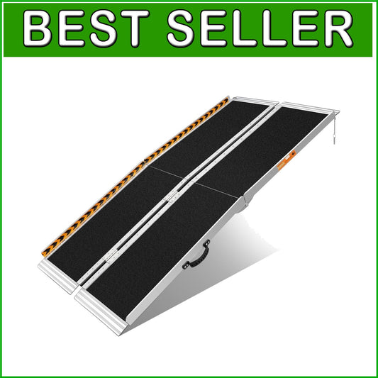 Heavy-Duty 6FT Folding Ramp for Wheelchairs - Ultimate Accessibility Solution