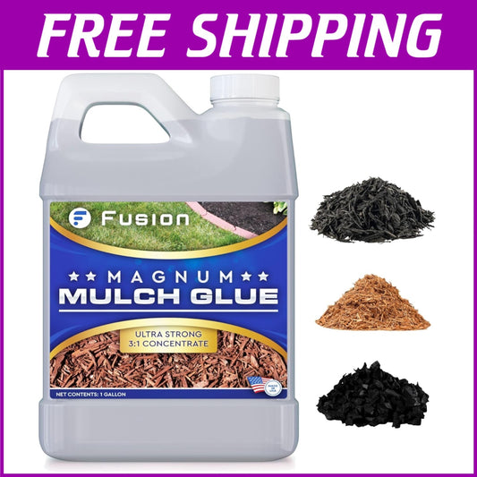 Fast-Drying Landscaping Glue - 1 Gallon Magnum Mulch Adhesive for Outdoor Spaces
