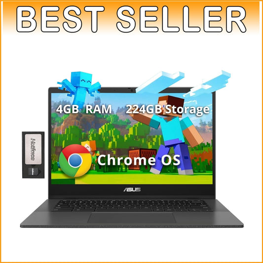 All-in-One Asus CM1402 14" FHD Chromebook - Spill Resistant with Docking Station