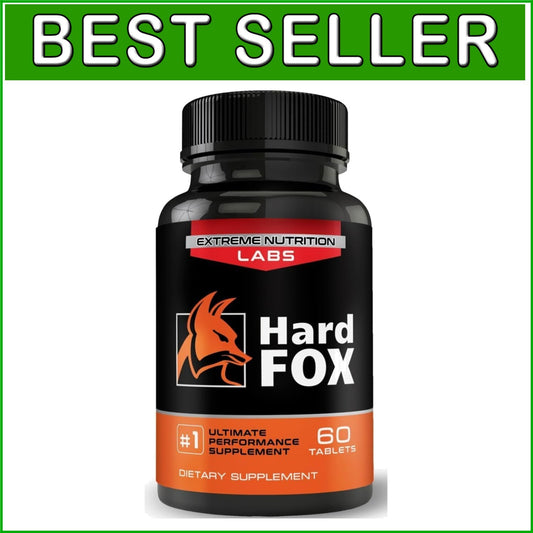 Ultimate Performance Enhancement - Hard Fox Size & Strength Pills, 60 Count