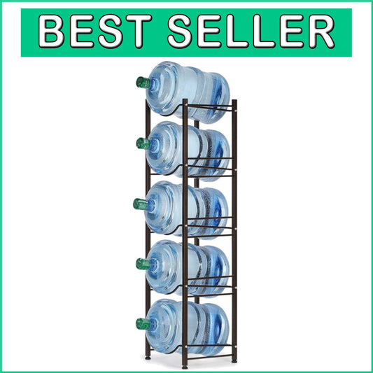 Detachable 5-Tier Copper Water Jug Holder - Easy Assembly and Stylish Storage
