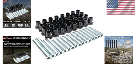 Enhanced UHMW A-Arm Bushing Kit for Polaris Ranger - Smooth Operation Guaranteed