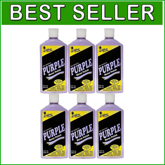 FAA Certified Purple Metal Polish - Safe for Aluminum, Brass, Copper and More