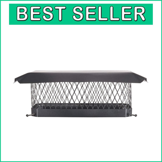 9" x 18" Exterior Mount Chimney Cover - Enhanced Draft & Weather Protection