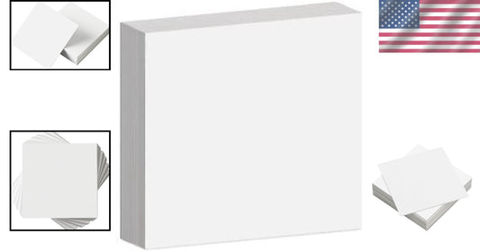 Durable 110 lb White Cardstock - 100 Count 12x12 Inches for Creative Projects